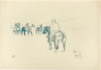 De trainer door Henri de Toulouse-Lautrec