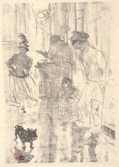 Visage door Henri de Toulouse Lautrec