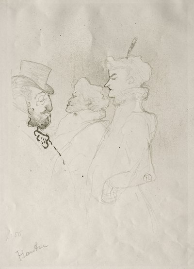 Waarom Niet? Een Keer Vormt Geen Gewoonte door Henri de Toulouse-Lautrec