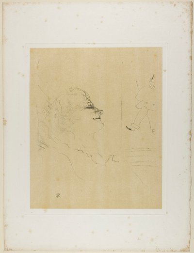 Yvette Guilbert—Pessima, uit Yvette Guilbert door Henri de Toulouse-Lautrec