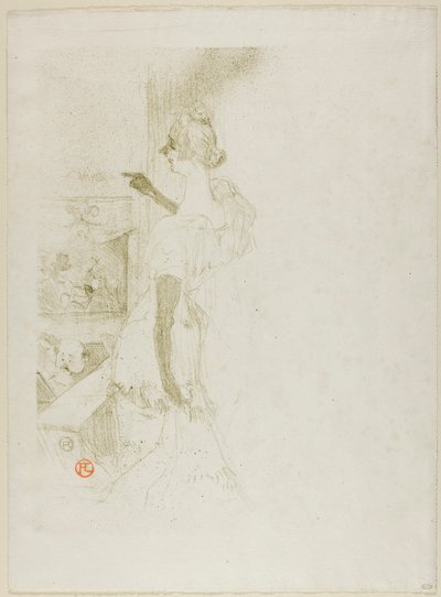 Yvette Guilbert door Henri de Toulouse-Lautrec