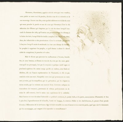 Yvette Guilbert door Henri de Toulouse-Lautrec