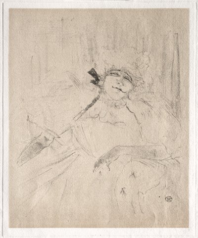 Yvette Guilbert: Chanson Ancienne door Henri de Toulouse-Lautrec