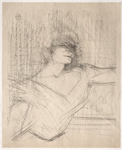 Yvette Guilbert: Dans la glu door Henri de Toulouse-Lautrec