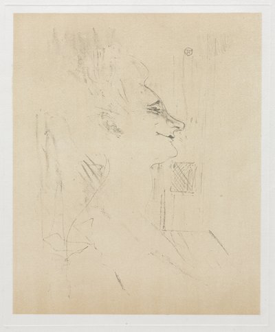 Yvette Guilbert Dronken door Henri de Toulouse-Lautrec