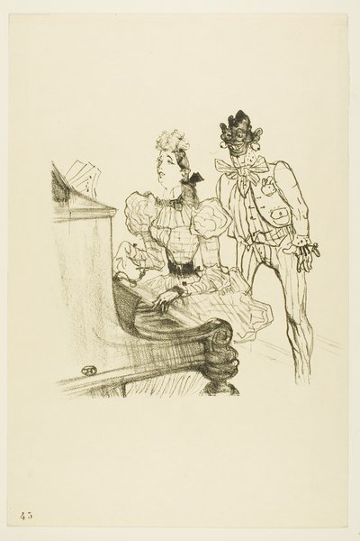 Zamboula-Polka door Henri de Toulouse-Lautrec