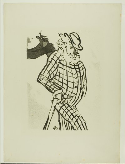 Amerikaanse zangeres, van Le Café-Concert door Henri de Toulouse Lautrec
