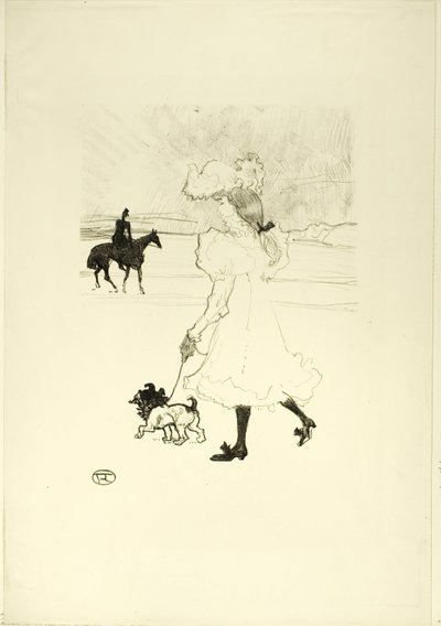 In het Bos door Henri de Toulouse Lautrec