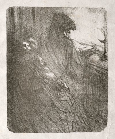 Aan de voet van de Sinaï: Het gebed van de Poolse Joden, 1898 door Henri de Toulouse Lautrec