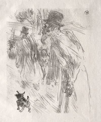 Aan de voet van de Sinaï: De Poolse Joden, Karlsbad door Henri de Toulouse Lautrec