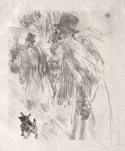 Aan de voet van de Sinaï: De Poolse Joden, Carlsbad door Henri de Toulouse Lautrec