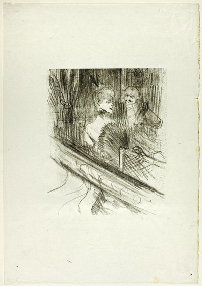 Baron Moïse, de Doos, uit Au Pied du Sinaï door Henri de Toulouse Lautrec