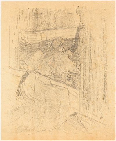 Buigend voor het Publiek door Henri de Toulouse Lautrec