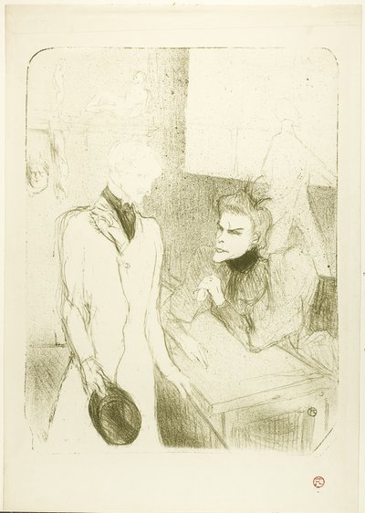 Brandès en le Bargy, in Les Cabotins door Henri de Toulouse Lautrec