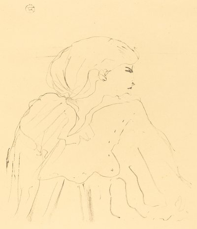 Cassive, 1896 door Henri de Toulouse Lautrec