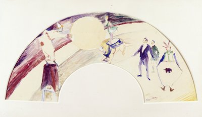 Circusscène door Henri de Toulouse Lautrec