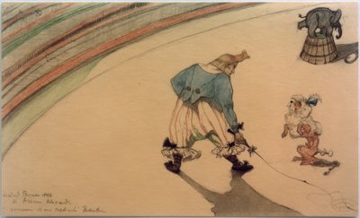 Clown dierentemmer door Henri de Toulouse Lautrec