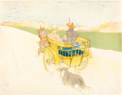 Landelijk Uitje, 1897 door Henri de Toulouse Lautrec