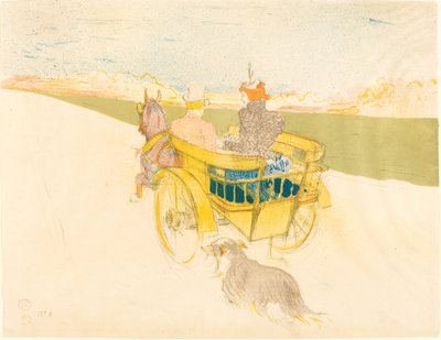 Landelijk uitje Partie de campagne, 1897 door Henri de Toulouse Lautrec