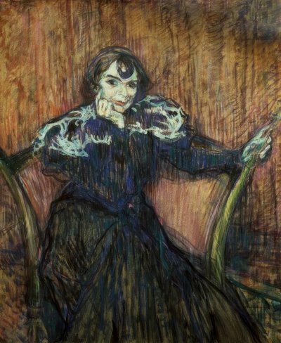De actrice Berthe Bady door Henri de Toulouse Lautrec