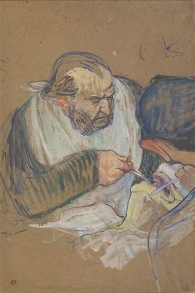Dr. Péan Opererend, 1891-92 door Henri de Toulouse Lautrec