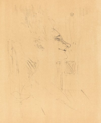 Dronkaard door Henri de Toulouse Lautrec