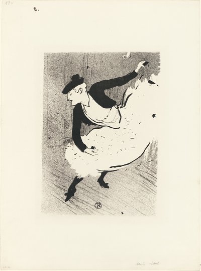 Edmée Lescot, van Le Café-Concert door Henri de Toulouse Lautrec
