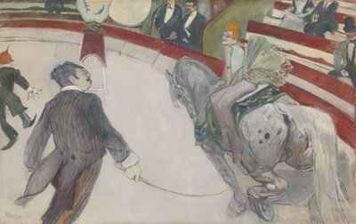 Equestrienne (Bij Cirque Fernando) door Henri de Toulouse Lautrec