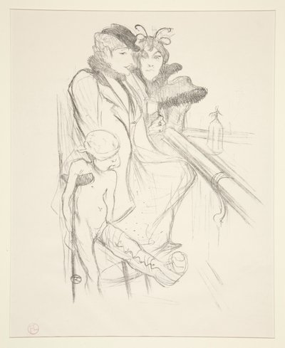 Eros verslagen door Henri de Toulouse Lautrec