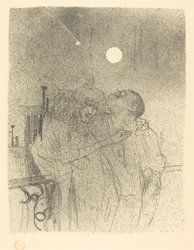 Vallende Sterren door Henri de Toulouse Lautrec