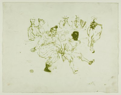 Footit en chocolade door Henri de Toulouse Lautrec