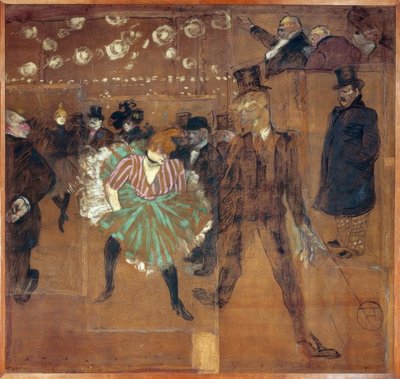 H. Toulouse-Lautrec, Dans in de Moulin Rouge door Henri de Toulouse Lautrec