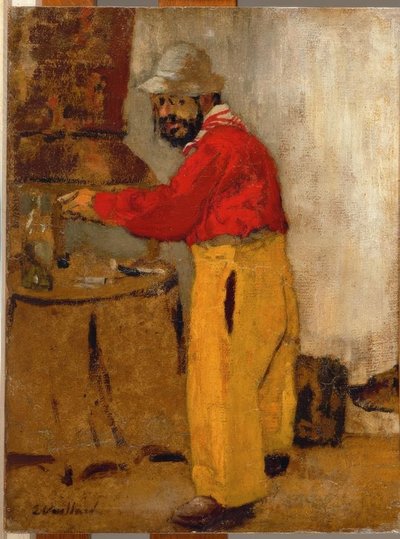 Henri de Toulouse-Lautrec, in Villeneuve sur Yonne, bij de Natansons door Henri de Toulouse Lautrec