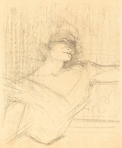 In "La glu" door Henri de Toulouse Lautrec