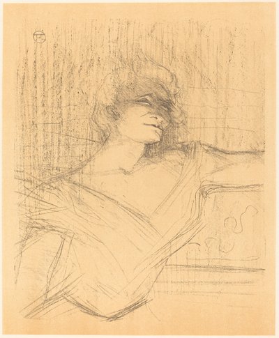 In "La glu" door Henri de Toulouse Lautrec