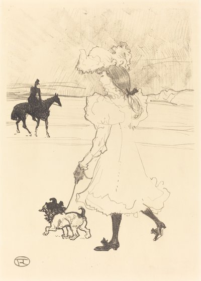 In het Bos door Henri de Toulouse Lautrec