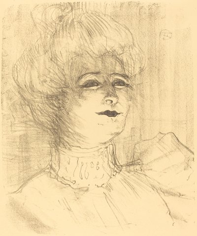Jeanne Hading door Henri de Toulouse Lautrec