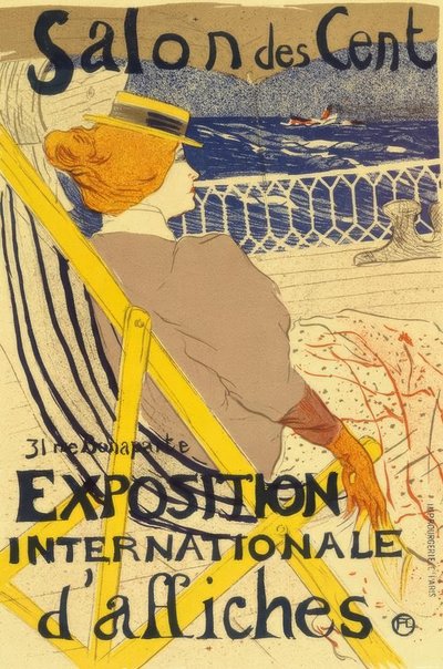 De passagier van 54 of wandeling op een jacht door Henri de Toulouse Lautrec
