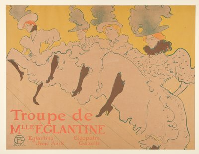 De Troupe van Juffrouw Eglantine door Henri de Toulouse Lautrec