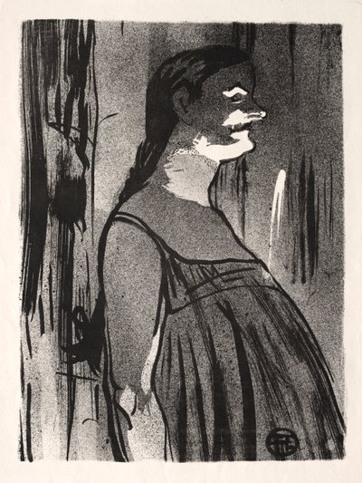 Le Café-concert: Mme. Abdala door Henri de Toulouse Lautrec