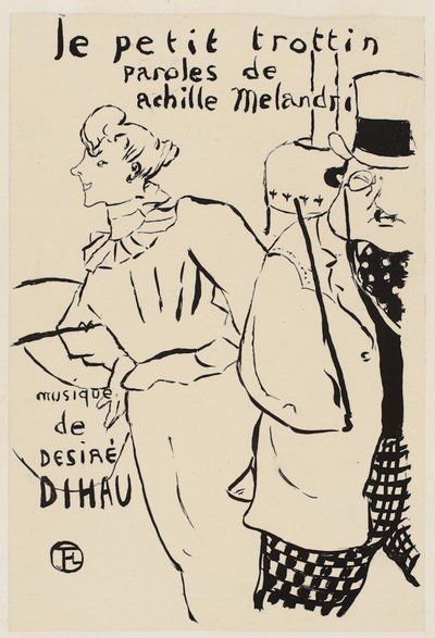 Le Petit Trottin door Henri de Toulouse Lautrec