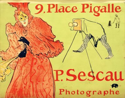 De fotograaf Sescau door Henri de Toulouse Lautrec