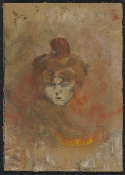 Madame Misia Natanson door Henri de Toulouse Lautrec