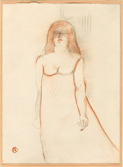 Juffrouw Cocyte door Henri de Toulouse Lautrec