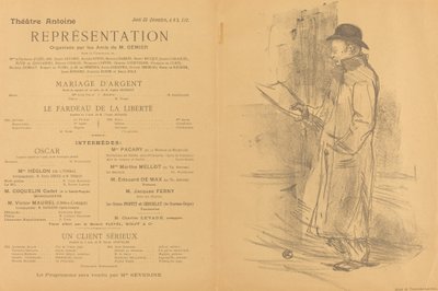 Zilveren huwelijk, De last van de vrijheid, Een serieuze klant door Henri de Toulouse Lautrec