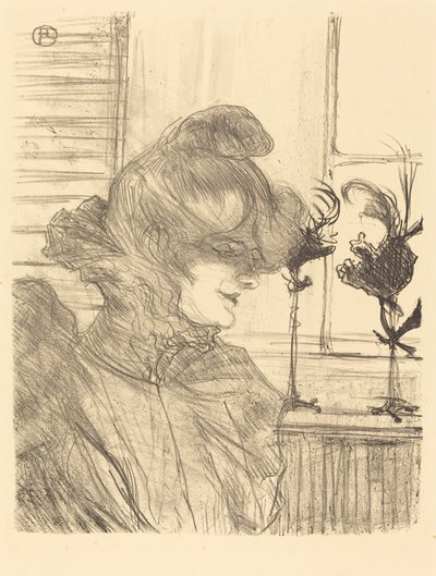 Mme. Le Marguoin, Modiste door Henri de Toulouse Lautrec