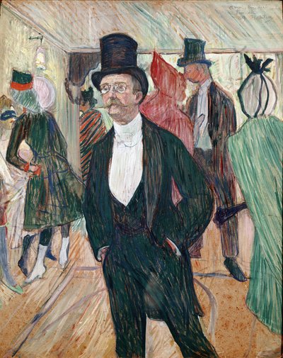 Monsieur Fourcade door Henri de Toulouse Lautrec