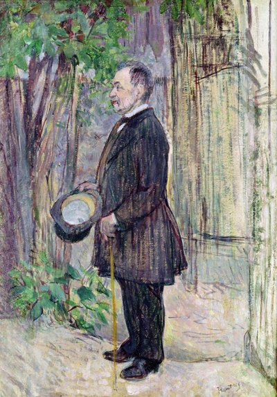 Monsieur Henry Dihau, 1891 door Henri de Toulouse Lautrec
