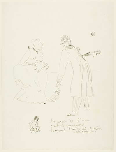 Nieuwjaarswensen door Henri de Toulouse Lautrec