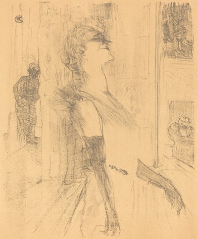 Op het Podium door Henri de Toulouse Lautrec